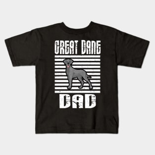 Great Dane Dad Proud Dogs Kids T-Shirt